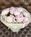Букет "Розовый фламинго" средний
