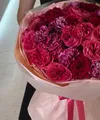Букет «Малиновая страсть»