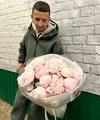 Букет "Розовый фламинго" средний