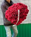 Букет «Пламя страсти: 101 красная роза»