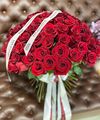 Букет «Пламя страсти: 101 красная роза»