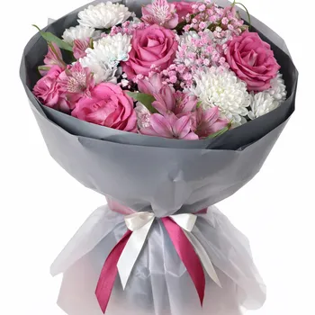 Букет "Розовое обещание"