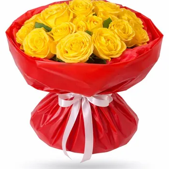 Букет "Лимон в алом"