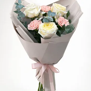 Букет «Пудровая элегантность»