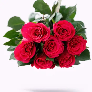 Букет из малиновых роз