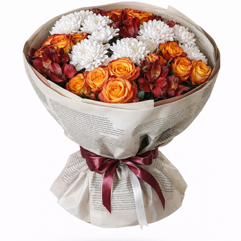 Букет «Огненный акцент»