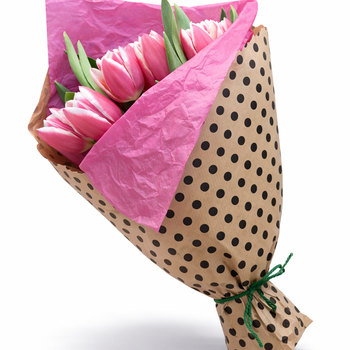 Кулек тюльпанов