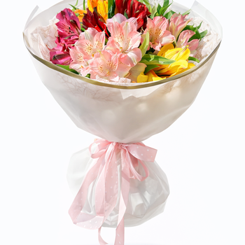 Букет "Жаркий принт"