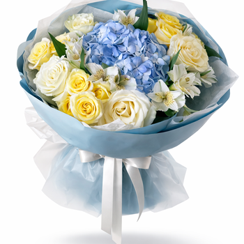 Букет «Голубая лагуна»