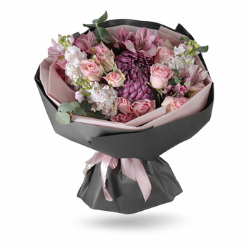 Букет «Пудровый Бургунди»