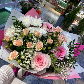 Букет "Розовая симфония"