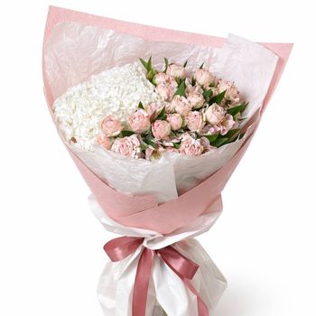 Букет «Розовый фарфор»