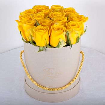 Композиция в коробочке "Санта Лючия