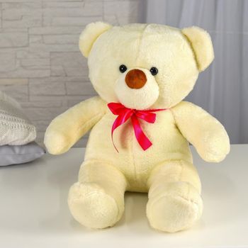 Мягкая игрушка «Мишка», цвет молочный