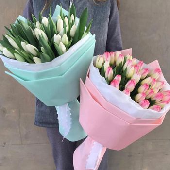 Букет из  33 тюльпана