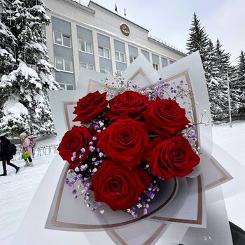 Букет “Алое сердце”