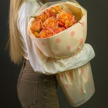 Букет «Теплая карамель»