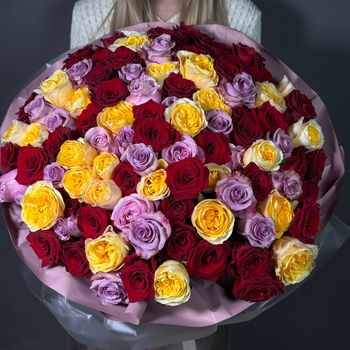 Букет «101 эмоция»