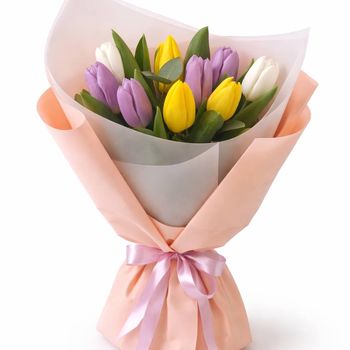 Букет «Весенний комплимент» средний