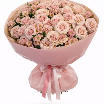 Букет «Пудровая нежность»