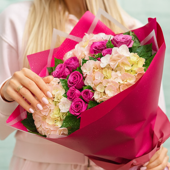 Букет «Пудровая нежность»