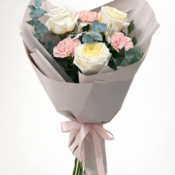 Букет «Пудровая элегантность»