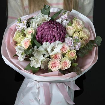 Букет «Тепло в цветах»