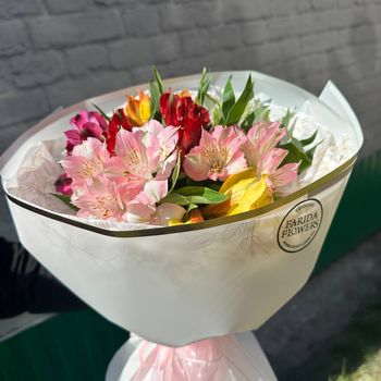 Букет "Жаркий принт"