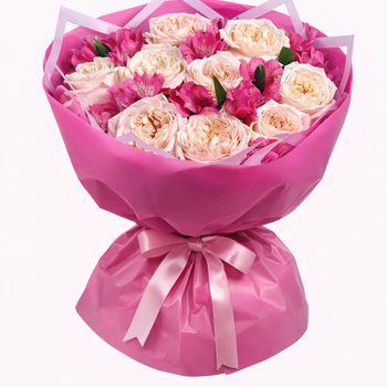 Букет «В малиновом свете»