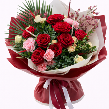 Букет "Багряный закат"