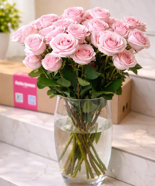 Кустовые розы Star Blush (10 веток)