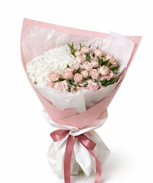 Букет «Розовый фарфор»