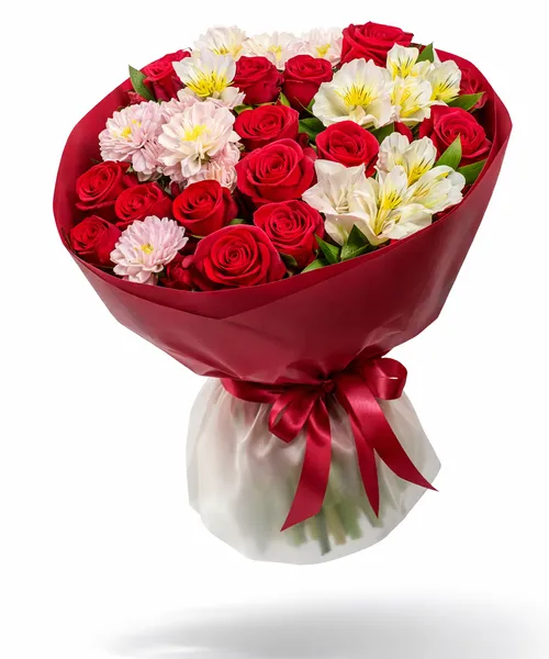 Букет «Вино и сливки»