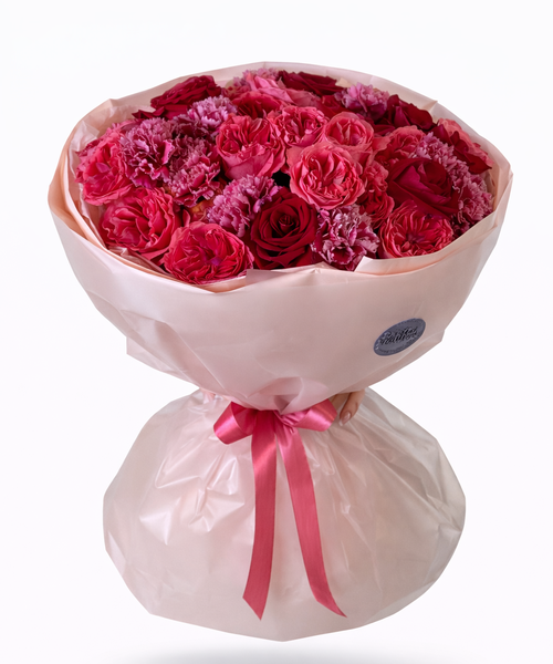 Букет «Малиновая страсть»