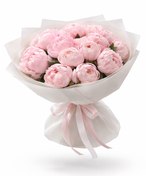 Букет "Розовый фламинго" средний