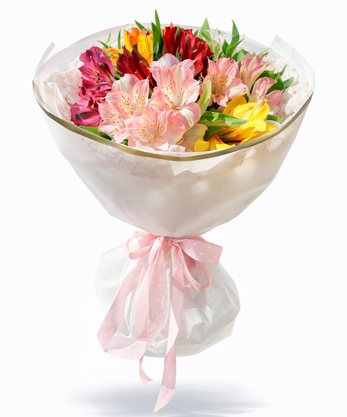 Букет "Жаркий принт"