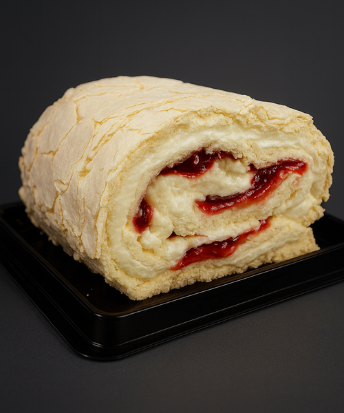 Меренговый рулет с клубникой 310 г.