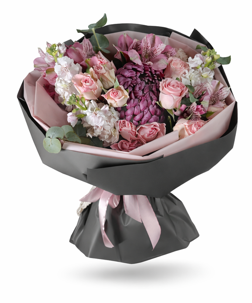 Букет «Пудровый Бургунди»