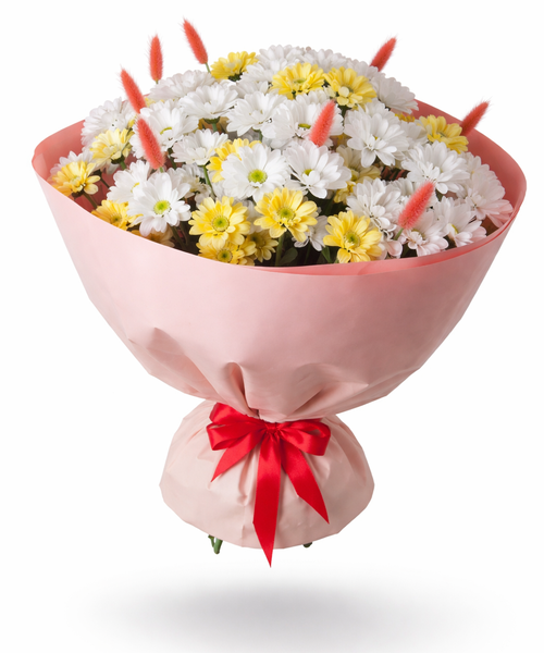 Букет «Светлый Дофамин» S