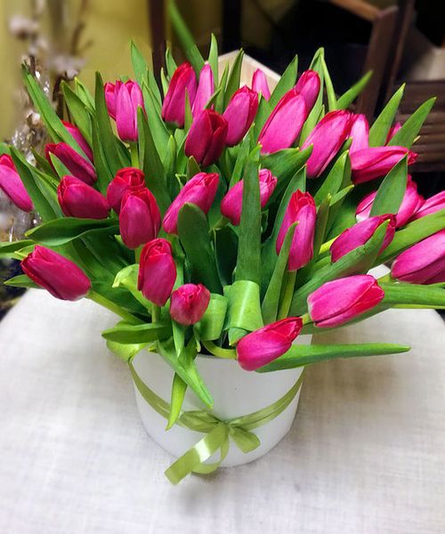 Букет "33 тюльпана"