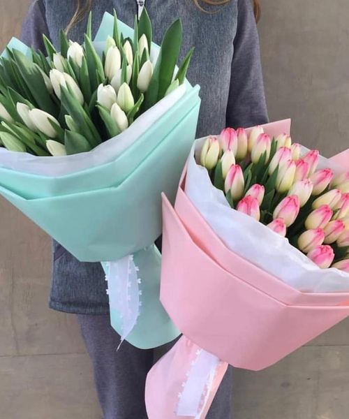 Букет из  33 тюльпана