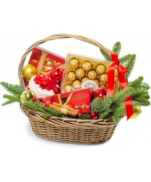 Композиция "Праздничная корзина"