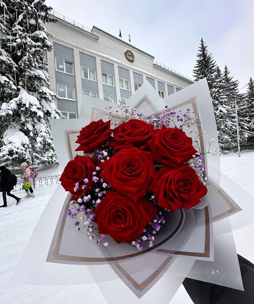 Букет “Алое сердце”