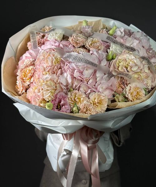 Букет «Розовая пудра»