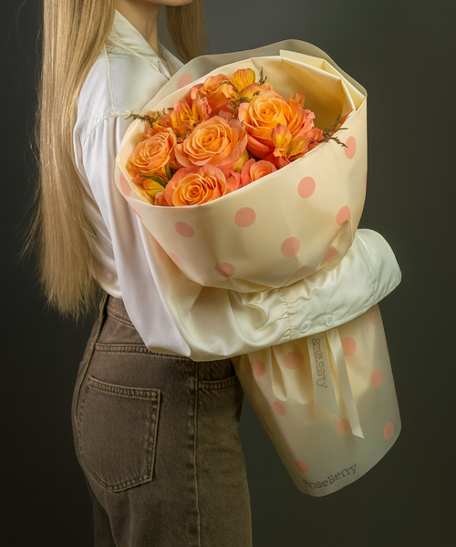 Букет «Теплая карамель»