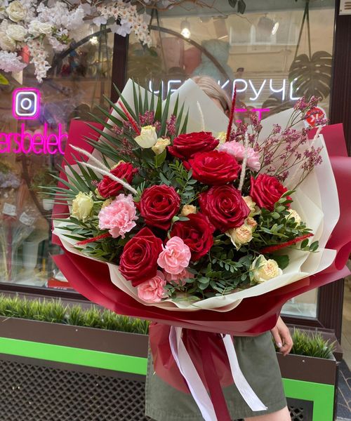 Букет "Багряный закат"