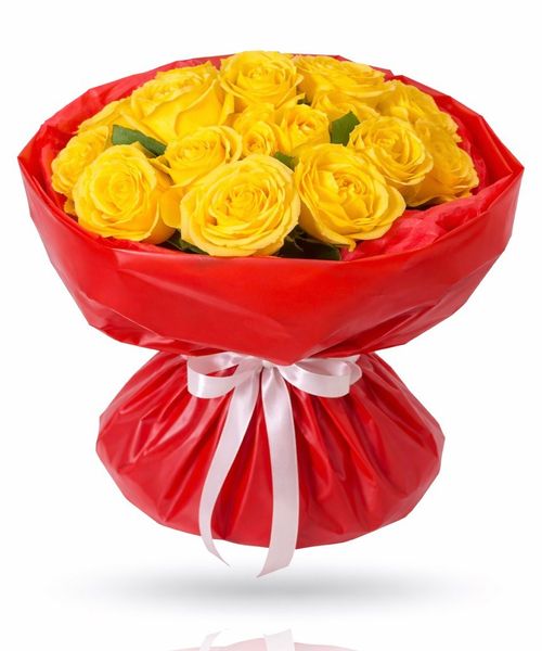 Букет "Лимон в алом"