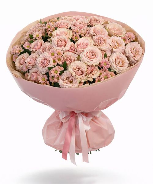 Букет «Пудровая нежность»