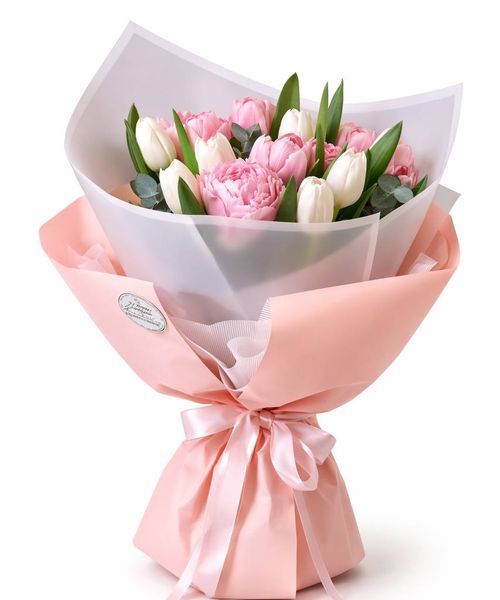 Букет «Нежный рассвет» средний