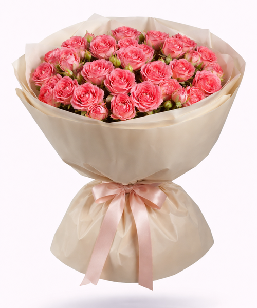 Букет «Клубничный мусс»